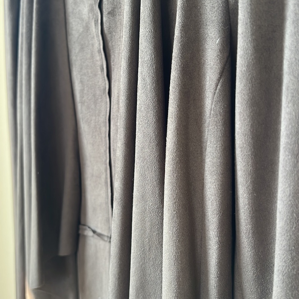 Zara Basic Soft Leather-Feeling Blazer - image 7